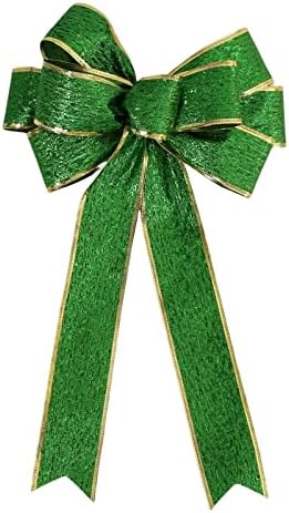 Tachiuwa st. Decorações de Patrick's Day, Wired Edge Ribbon Webbing Decorativo Diy Crafts Wreath Bow for Hotel Decor Irish Festival Celebrando Janela