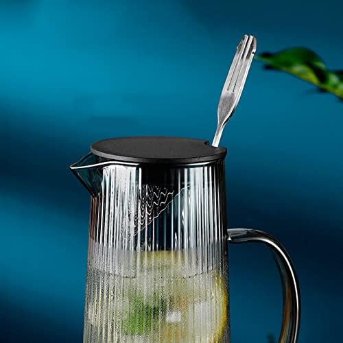 Brewix Water Pitcher Glass Water Water Set com copo resistente ao calor Jarro de água fria de grande capacidade Drinkwares Pote