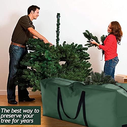 48in/69in Cardboard Árvore de Natal, Árvore de Natal Bolsa de árvore de Natal Tree de Natal Bolsa de plástico Bolsa de armazenamento impermeável Bolsas de armazenamento de Natal Caixa de armazenamento Plástico Hard