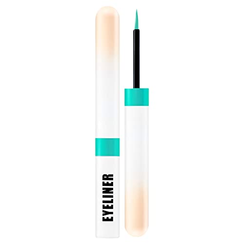 Delineador angular pincel cor líquido delineador líquido caneta impermeabilizada de secagem rápida Ultra Fine Eyeliner