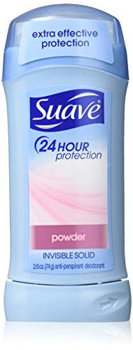 Proteção suave de 24 horas Anti-perspirante desodorante pó de pó sólido invisível Pacote duplo 5,20 oz