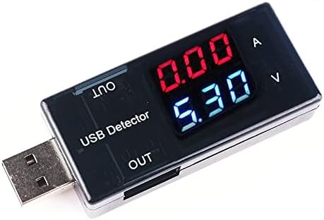Zym119 amperímetro de voltímetro USB Testador de tensão de volta