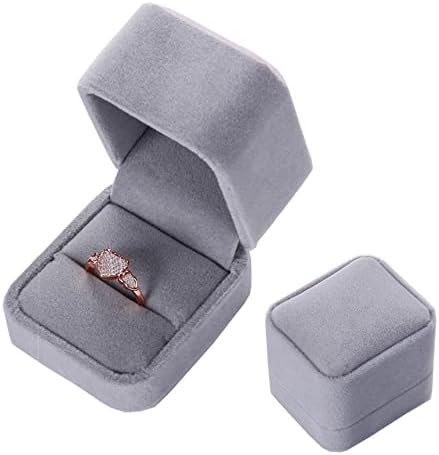 Mini caixa de anel de noivado Caixa de anel de pequeno colar da caixa de braceletes caixa de joalheria Caixa de viagem