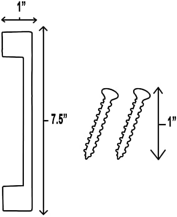 Conjunto de 40 barras de tração de níquel - mede 7,5 de comprimento por 1 de altura - 1 parafusos incluídos - Perfeito