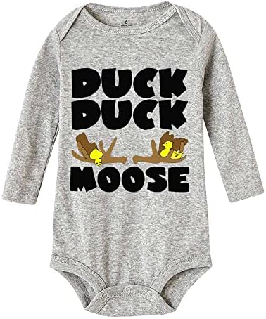 0-24 meses Duck Duck Moose Novetly Toddler Rompers Bebê