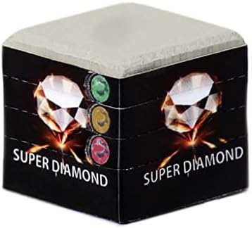Super Diamond Pool Cue Billiard Chalk - Gray - One Piece
