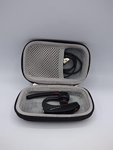 Plantronics 206110-01 5200-UC Bluetooth Headset pacote. Inclui fone de ouvido, estojo de carregamento, plugue de parede,