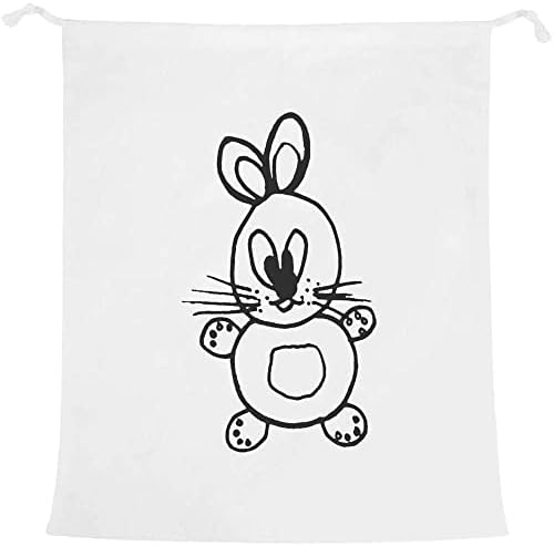 Azeeda 'Rabbit Teddy' Laundry/Lavagem/Bolsa de Armazenamento