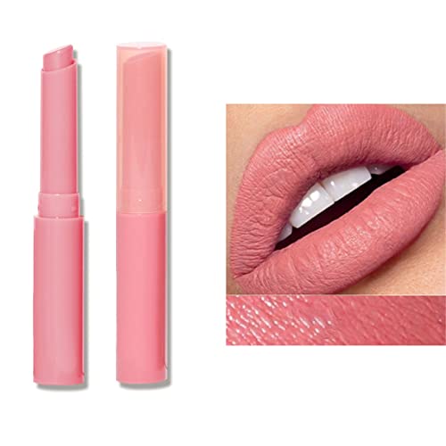 Batom de batom brilhante com maquiagem labial Velvet Longa Longa Pigmento Pigmento Nude Impermeável Lip Gloss Girl Maghies Makeup