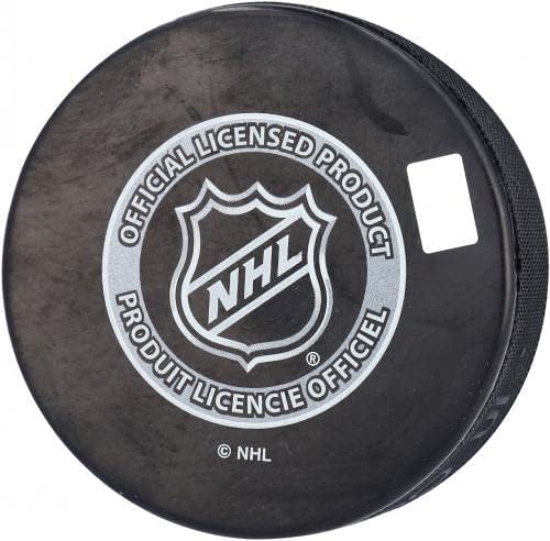 Chris Seattle Seattle Kraken autografou 2012 NHL Draft Logo Hockey Puck com inscrição 76 Pick - Pucks NHL autografados