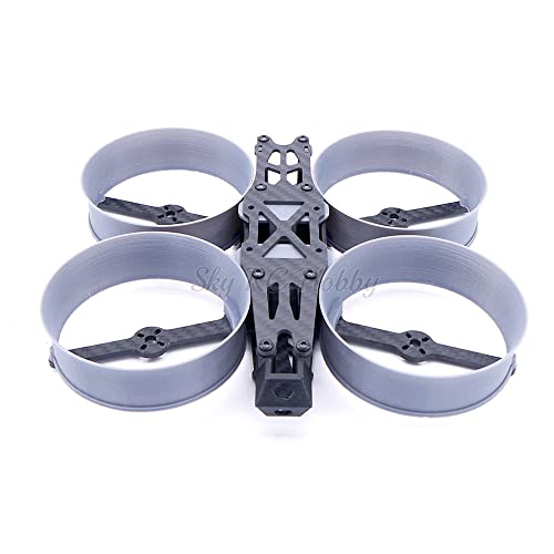 Ashtray 3inch 145mm 145 HX Fiber de carbono Quadcopter com guarda de peças de impressão 3D para Donut/Cloud FPV RC Drone