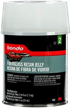 Jelly de resina de fibra de vidro de Bondo, 00432, 1 litro