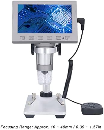 Microscópio de inspeção, microscópio digital compatível com computador Aplicação de alta definição 8pcs Ajustbale LED para reparo