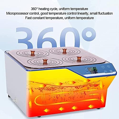 MEHAOC Scientific Digital Thermostatic Lab Datery Bath, aço inoxidável Aquecimento elétrico de aquecimento elétrico