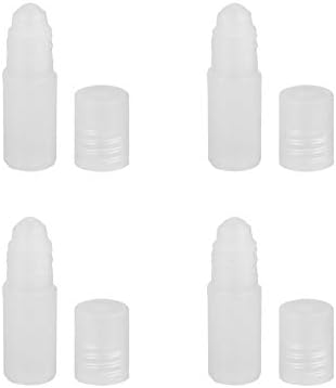 Uuyyeo 5 PCs Rollo de reabastecimento vazio em garrafas garrafas de garrafas de rolos de plástico garrafas de desodorante diy