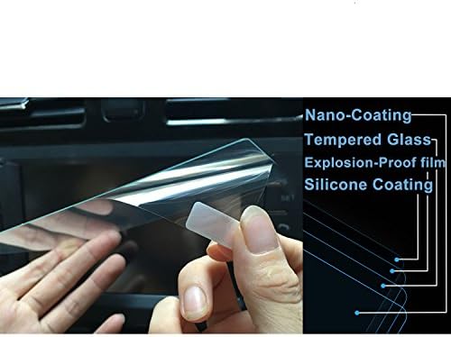 Protetor de tela de navegação para carro do LFOTPP para -2022 Chevrolte Camaro 8 polegadas, vidro temperado 9H DUESS