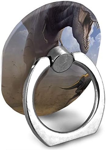 Polícia de anel Tyrannosaurus Dinosaur Hunting Celular Stand Ajustável 360 ° ROTAÇÃO DO DISTO PARA IPAD, Kindle, Telefone X/6/6s/7/8/8 Plus/7, Divi, Desk Acessórios, Smartphone Android