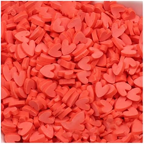 Ruitaiqin RTAO0228 100G Fatias de polímero de formato de coração doce