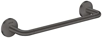 Axor Circular Universal de 14 polegadas Modern -Towel Bar, 12 no cromo preto escovado, 42813340