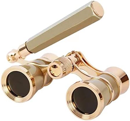 Telescópio binocular ， 3x25 Glasses Telescópio binocular com guia para mulheres elegantes telescópios Girl Girl