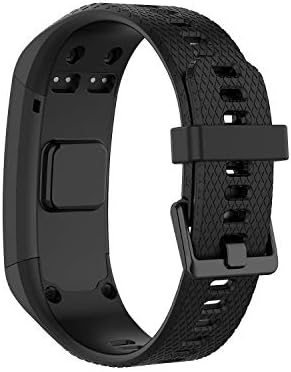 Huabao relógio Strap compatível com Garmin Vivosmart HR, Banda de substituição de tira de silicone ajustável para Garmin VivoSmart HR Smart Watch