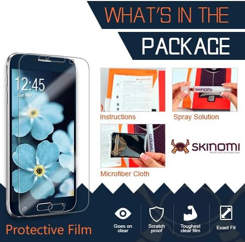 Protetor de tela Skinomi Compatível com ZTE Axon Pro Clear Techskin TPU Anti-Bubble HD Film
