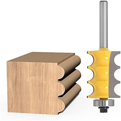 Wuxun 6mm haste de 1/4 de polegada hastreio de moldagem grande conjunto de roteador de molduras cortador de madeira