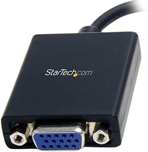 Startech.com Mini DisplayPort para Adaptador VGA - Mini DP ativo para VGA Converter - 1080p Vídeo - Certificado VESA - MDP ou Thunderbolt 1/2 Mac/PC para VGA Monitor/Display - MDP 1.2 para VGA DONGLE