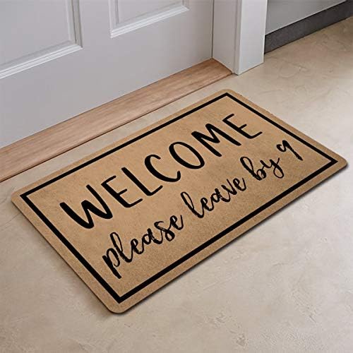 Funny Welcome Mats Anti-Slip Door Tats Para entrada Way Way Indoor tapete / tapete de borracha / tapetes de personalidade