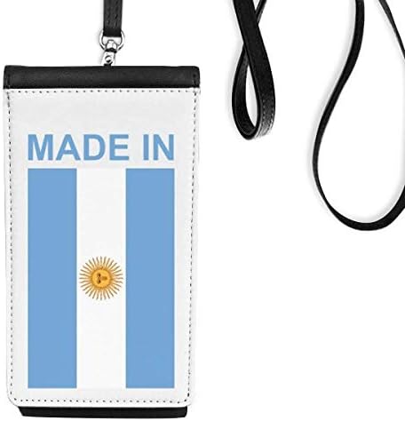 Feito na Argentina Country Love Phone Wallet Burse pendurada bolsa móvel bolso preto