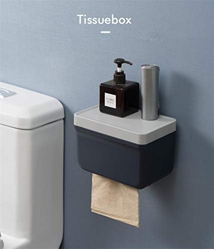 MyTyj Paper Box Caixa de banheiro à prova d'água Suprimentos de papel montados na parede Distribuidor de papel