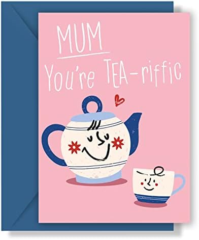 Maypluss Mothers Day Greeting Card com envelope para mamãe