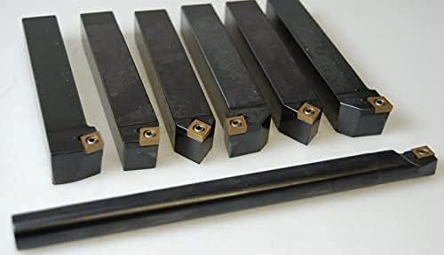 7 peças Conjunto de ferramentas de torneamento de carboneto de carboneto I