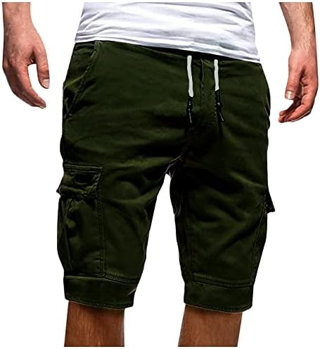 Shorts masculinos, verão masculino casual ao ar livre de retalhos casuais bolsos de macacão esportes shorts de ferramentas