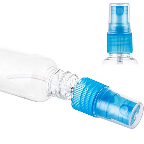 Bekith 40 Pack Platpl Spray Garrafas, 1 oz de 1 oz de garrafa de Mini Travel portátil de 1 oz para perfume, óleos essenciais, líquidos, aromaterapia
