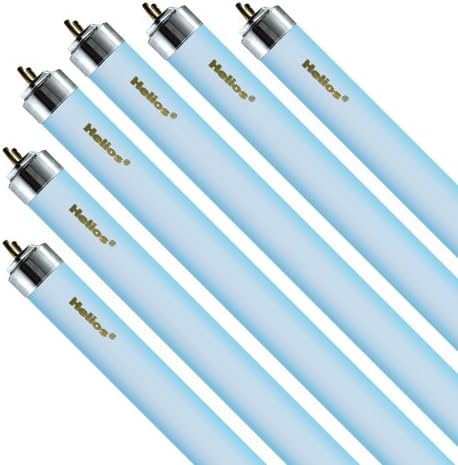 Helios de 25 watts T6 actínico O3 Luz para aquário, 30 polegadas, azul, 6-pacote