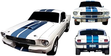Mustang 1964 1965 1966 1967 1968 GT Shelby Lemans Rally Stripes Decals Kit - Blue