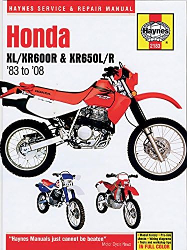 Manual de reparo de Haynes 2183 para 1983-2014 Honda XL600 XR600 XL650 XR650 XR650L XR XL 600 650 650L
