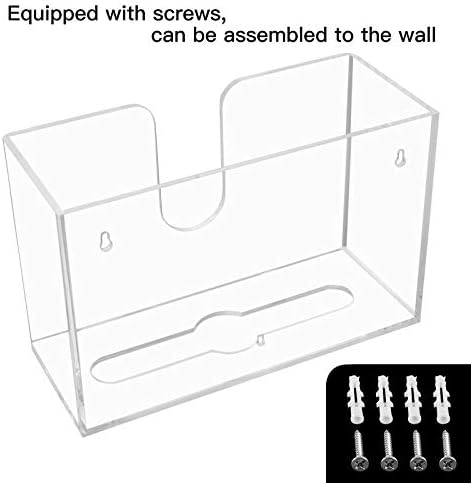 Dispensador de toalha de papel acrílico-Montagem da parede e balcão para guardana