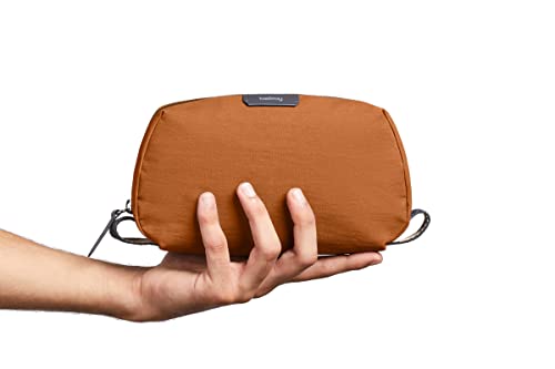 Kit de higiene pessoal Bellroy, bolsa de viagem com tecido de lasca de tecido resistente à água - bronze