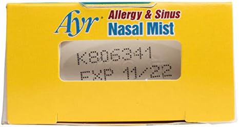 Alergia ayr e seio sinusal hipertônico neblina nasal, branca, 1,69 fl oz