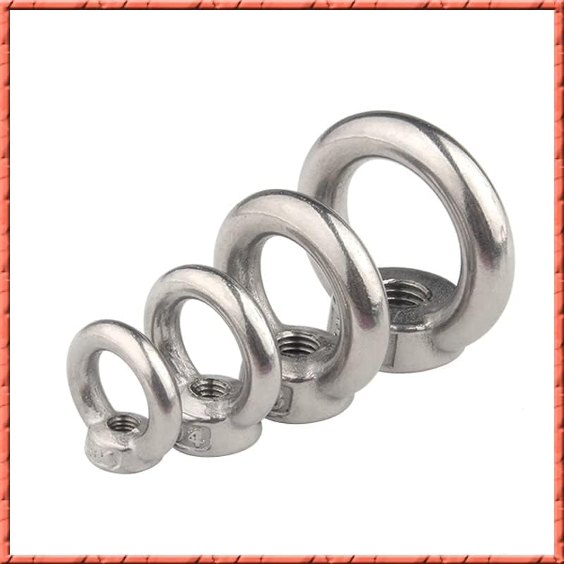 1-10pcs/lote m3 ~ m20 aço inoxidável parafuso de parafuso de parafuso de anel de anel com o anel de elevação parafuso de parafuso de