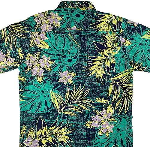 Camisa havaiana resistente à chama resistente à manga longa - feita nos EUA