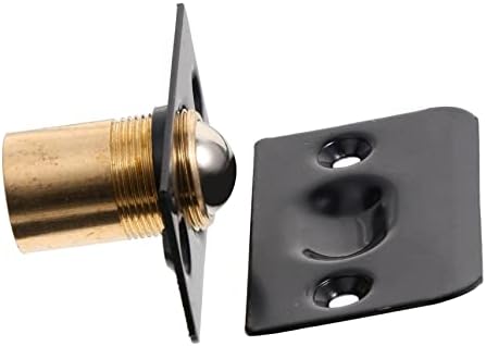 2 PCS Closet Aço inoxidável para -choque de aço inoxidável armário de aço de aço magnético Porta de captura rolos de mobiliário
