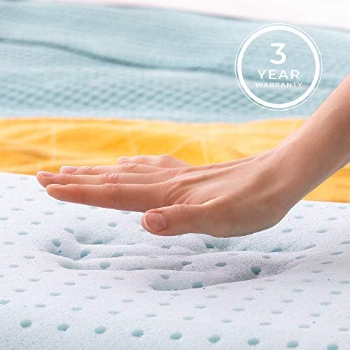 Travesseiro de linenspa - travesseiros de gel ventilado Tamanho padrão - Almofadas de espuma de memória para suporte do pescoço