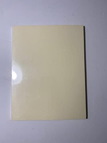 Recordações papel cartolina, 8 1/2 x 11 creme - 50 folhas