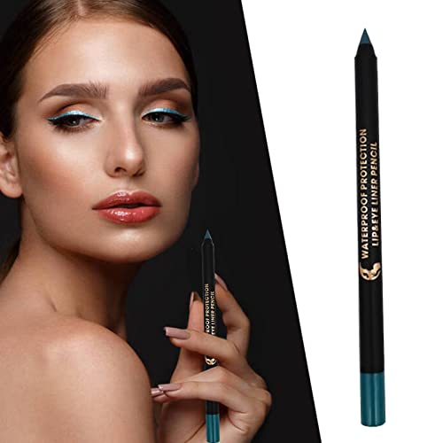 O outfmvch Halloween Makeup 15 Color Eyeliner Gel Pen Eye Shadow Pen non -sudging pode ser afiado