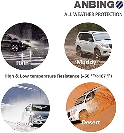Antingfo Floor tapetes personalizados para Jeep Wrangler 4xe 2023 2022 2021 All Weather Protection TPE fortes forros de piso automotivo se encaixam na frente e na 2ª linha acessórios completos, preto