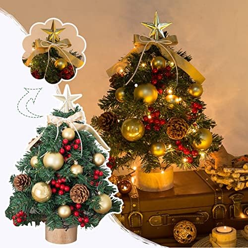 Desktop de Natal Mini Árvore de Natal Decoração de Natal SGCabic5xpmbyy