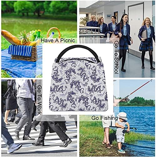 Blue Dragon Isoled Lunch Tote Sag